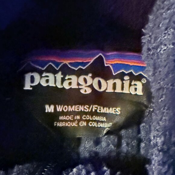 Patagonia Women’s R2 Jacket Medium Classic Navy Full Zip Fleece GUC - Picture 7 of 12
